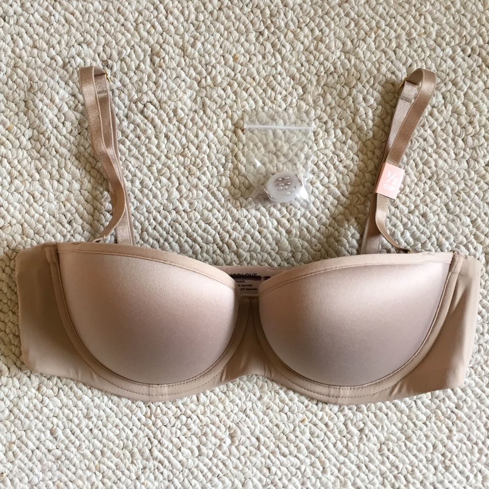 ThirdLove Classic Strapless Bra 34B1/2 Nude